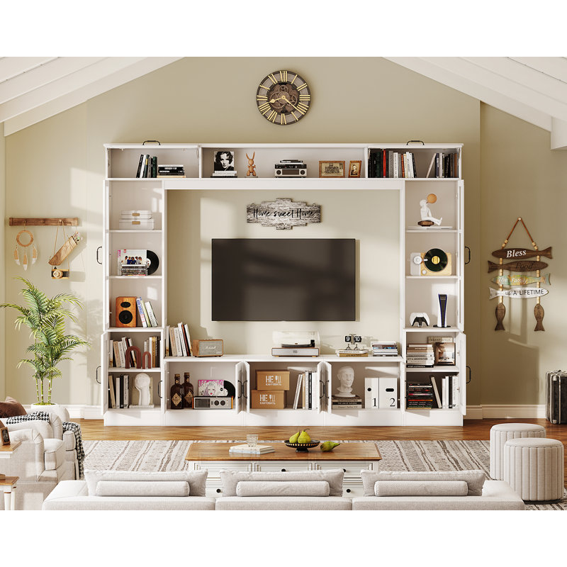 Brayden Studio® Wall Unit TV Stand With Storage , Modern TV Console ...